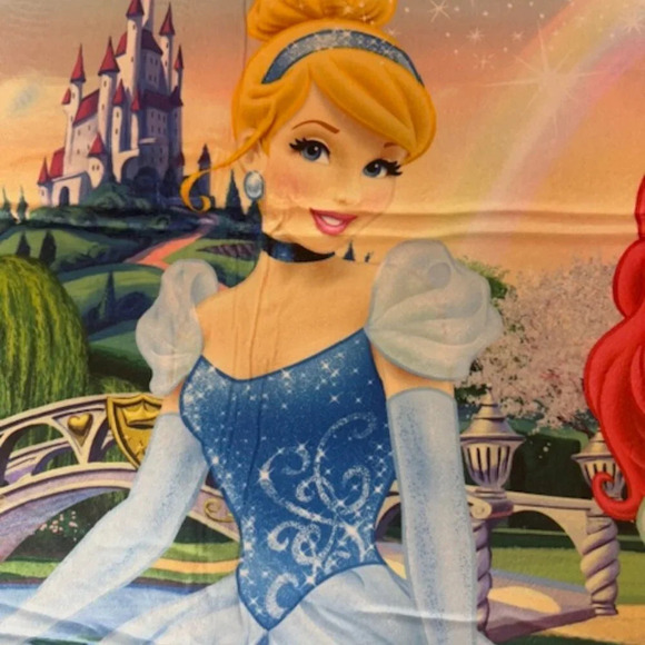 Disney Princess Rug, 30x45 Non Slip Backing Cinderella, Ariel Belle Bed/Bath - Picture 9 of 9